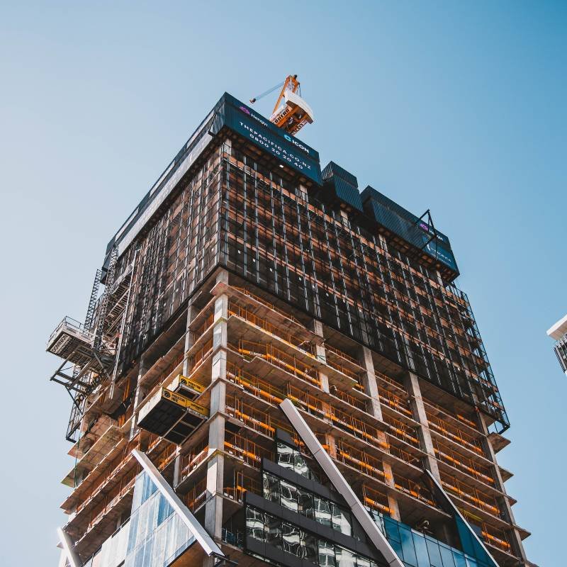 Construcción de fachadas